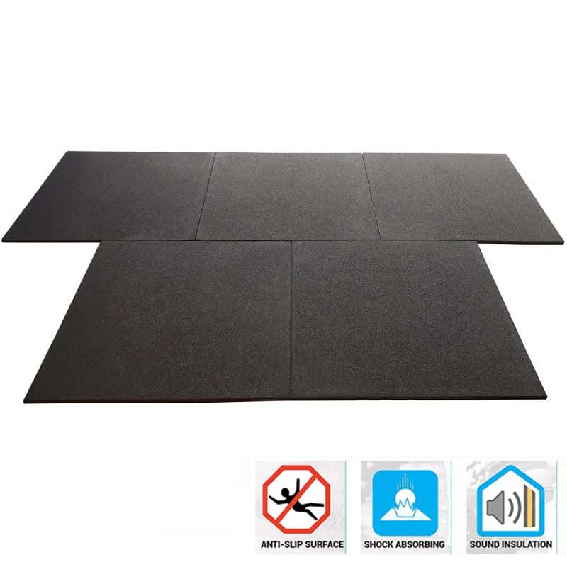 Sportvloer rubber tegel | 100cm x 100cm | 1.5cm dik - Online